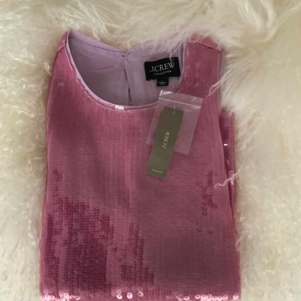 JCrew Collection Sequin shell top - Picture 5 of 5